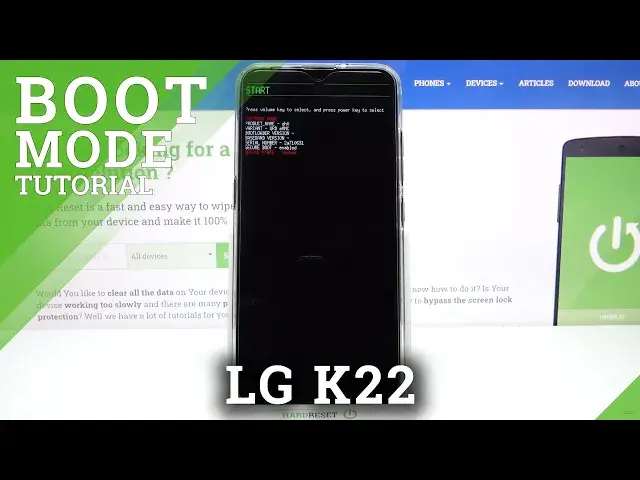 'Video thumbnail for How to Enter Boot Mode in LG K22 – Find Boot Options'