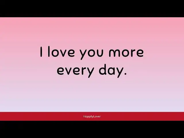 Video thumbnail for Best I Love You Messages