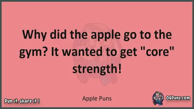 Video thumbnail for Apple - Jokes, Puns, Wordplays, and Laughter