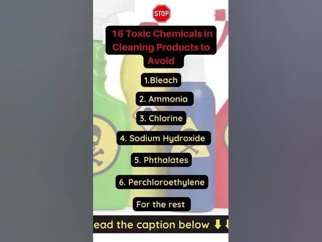 Video thumbnail for 16 Toxic Chemicals in Cleaning Products to Avoid