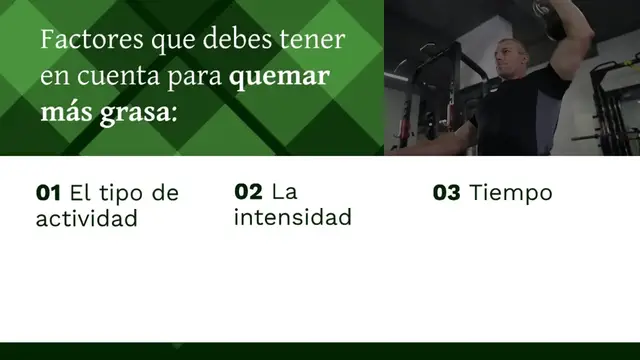 Video thumbnail for Qué debes tener en cuenta para quemar más grasa