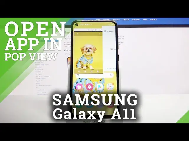 'Video thumbnail for Open / Use Apps in Pop Up View - SAMSUNG Galaxy A11'