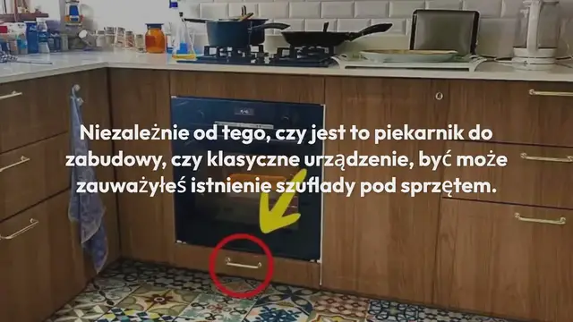'Video thumbnail for Tak właśnie działa dolna szuflada piekarnika'