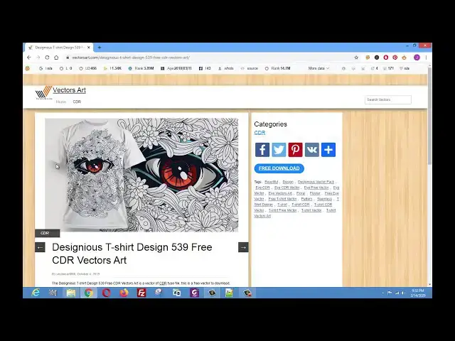 Video thumbnail for How to download CDR Vector file from website vectorsart com