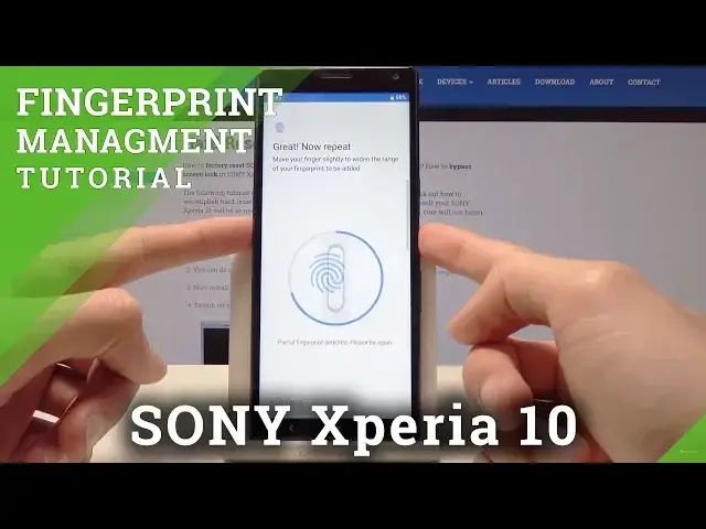 Video thumbnail for How to Add Fingerprint in SONY Xperia 10 - Set up Fingerprint Unlock
