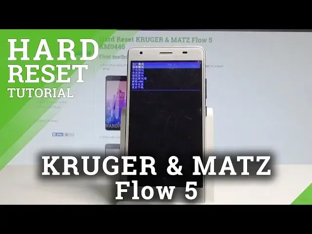 Video thumbnail for How to Hard Reset KRUGER & MATZ Flow 5 - Clear eMMC / Bypass Screen Lock |HardReset.Info