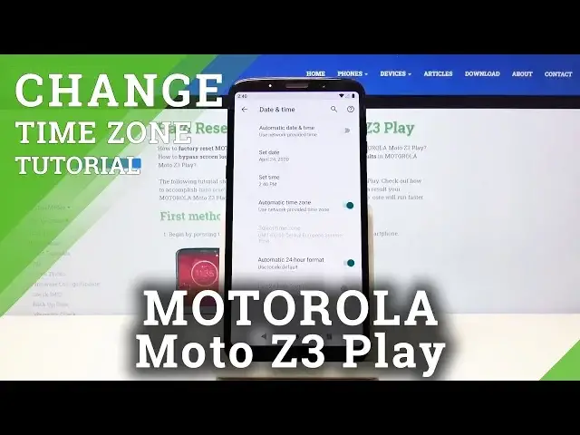 Video thumbnail for How to Set Date & Time in MOTOROLA Moto Z3 Play – Choose Clock Format