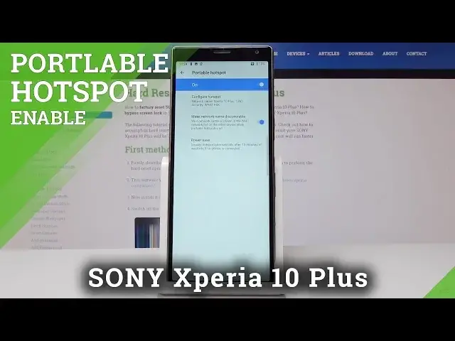 Video thumbnail for How to Enable Portable Hotspot on Sony Xperia 10 Plus - Mobile Data / Personal Hotspot