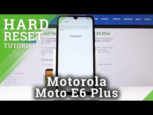 'Video thumbnail for How to Hard Reset in Motorola Moto E6 Plus - Factory Reset by Settings'