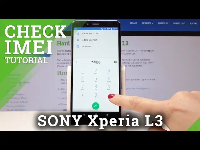 'Video thumbnail for How to Check IMEI Number in SONY Xperia L3 - IMEI & Serial Number'