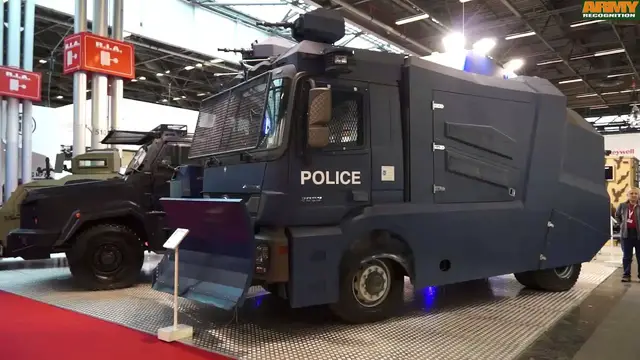 'Video thumbnail for Streit Group armoured protected vehicle security police forces counter terrorism anti-riot Milipol'