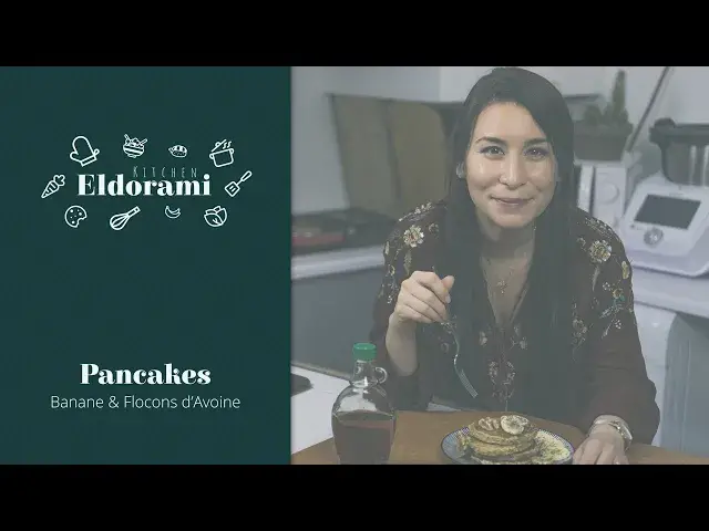 'Video thumbnail for Recette de Pancakes à la Banane et aux Flocons d’Avoine | Petit Déjeuner sain du Confinement'