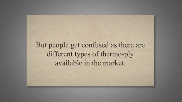 Video thumbnail for Thermo Ply Red vs Green