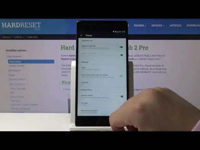 Video thumbnail for Adaptive Brightness - LENOVO Phab 2 Pro & Display Brightness Changing