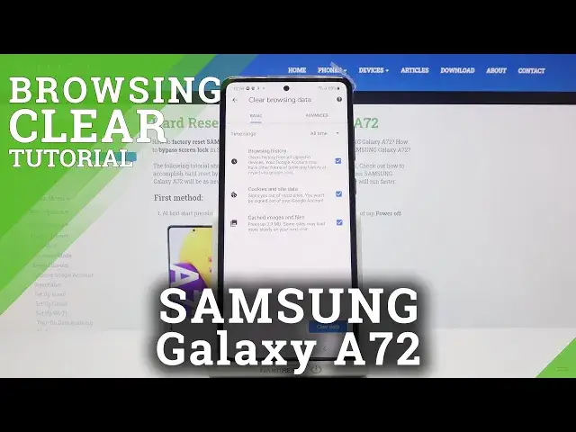 'Video thumbnail for Clear Browser Data – SAMSUNG Galaxy A72 and Browser History Deleting'