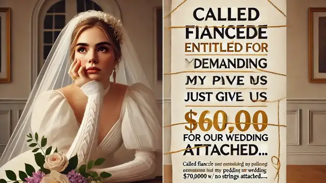 'Video thumbnail for Called My Fiancée Entitled For Demanding My Parents Just Give Us 70k For Wedding w No Strings AITA'