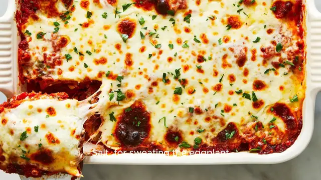 Video thumbnail for Eggplant parmesan recipe