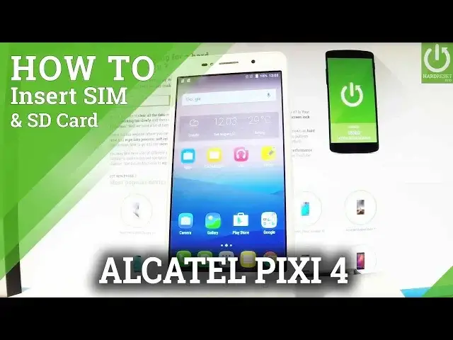 'Video thumbnail for ALCATEL Pixi 4 INSERT SIM & SD / Micro SIM and Micro SD Card Slot'