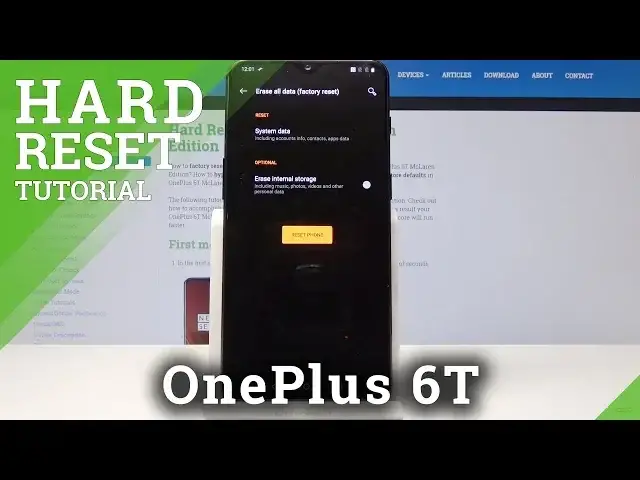 'Video thumbnail for HARD RESET OnePlus 6T - Erase All Data / Factory Reset'