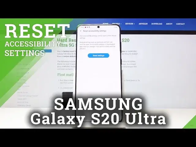 'Video thumbnail for How to Restore Accessibility Preferences in SAMSUNG Galaxy S20 Ultra'