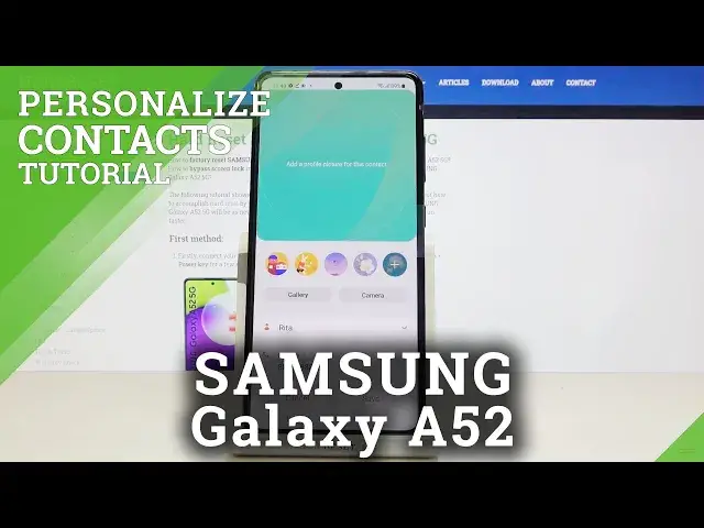 'Video thumbnail for How to Add Photo to Contact in SAMSUNG Galaxy A52 – Customize Contact Profile'