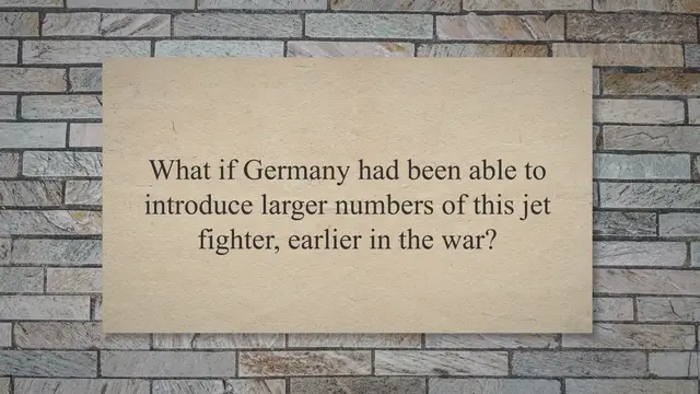 Video thumbnail for Me 262 Schwalbe – Troubled Development