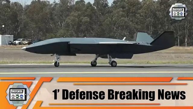 Video thumbnail for Boeing Australian Loyal Wingman Unmanned Aircraft completes first taxi Australia 1' defense news