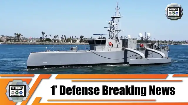 'Video thumbnail for US NAVY launches Inaugural Unmanned Battle Problem 21'