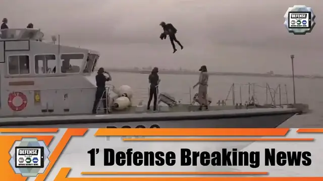 'Video thumbnail for British Ironman to test his jet-powered bodysuit over water with Royal Navy after French Flying Man'