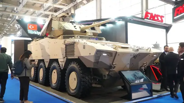 'Video thumbnail for Turkish Company FNSS Unveils PARS ALPHA 8x8 Armoured Vehicle World Defence Show 2024 Saudi Arabia'