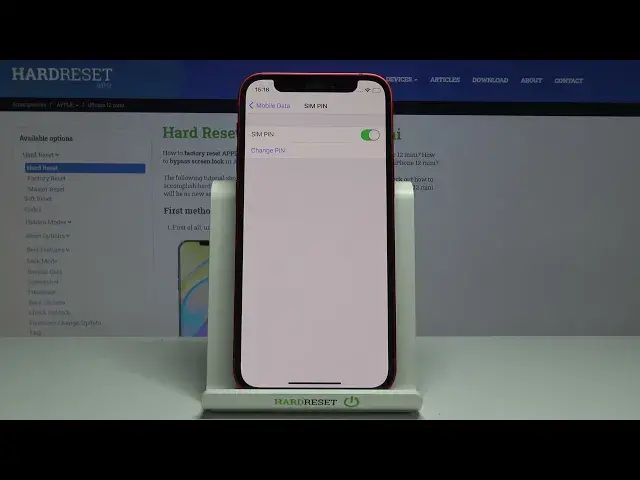 'Video thumbnail for How to Change SIM Password on iPhone 12 mini – Customize Security Settings'