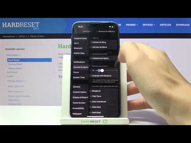 'Video thumbnail for How to Turn On/Off Lock Sounds on iPhone 13 mini – Manage Sound Settings'