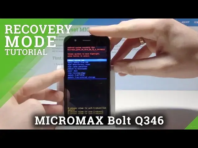 Video thumbnail for Recovery Mode MICROMAX Bolt Q346 - How to Enter & Quit Recovery Mode