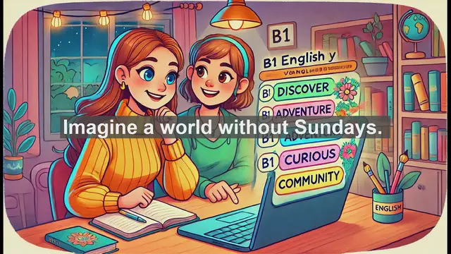 Video thumbnail for 2500 Must Know CEFR B1 Vocabulary - Sunday: The Sun-Named Day of Rest - B1 English Vocabulary