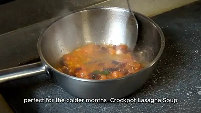 'Video thumbnail for Crockpot Lasagna Soup'