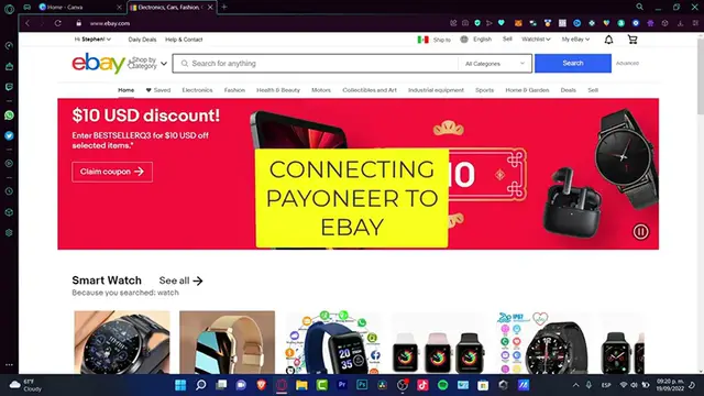 Video thumbnail for How To Connect Ebay To Payoneer in 2024 (Step by Step)