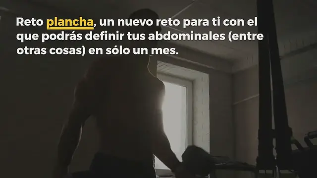 Video thumbnail for Reto plancha: 30 días para definir abdominales