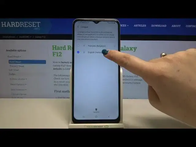 'Video thumbnail for How to Change System Language on SAMSUNG Galaxy F12 – List of Languages'