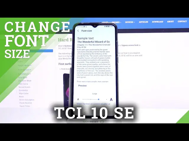 'Video thumbnail for TCL 10 SE – Open  Display Customizations & Set-Up new Font Size'
