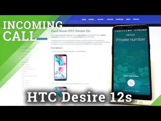 'Video thumbnail for HTC Desire 12s - Incoming Call Presentation'