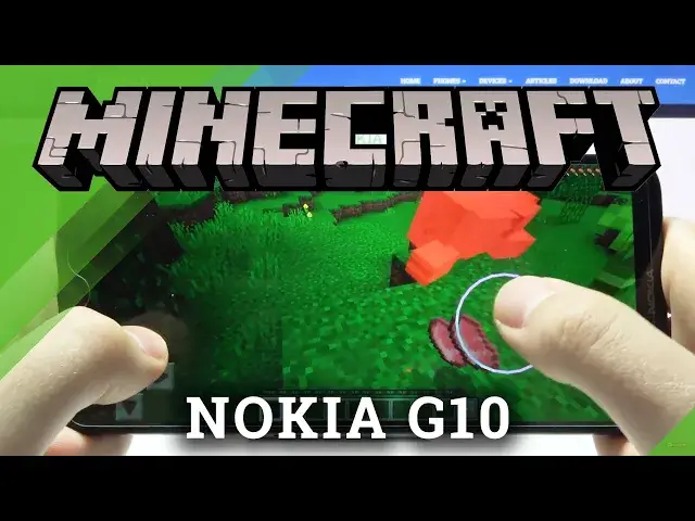 Video thumbnail for Minecraft GamePlay on NOKIA G10 - Device Test