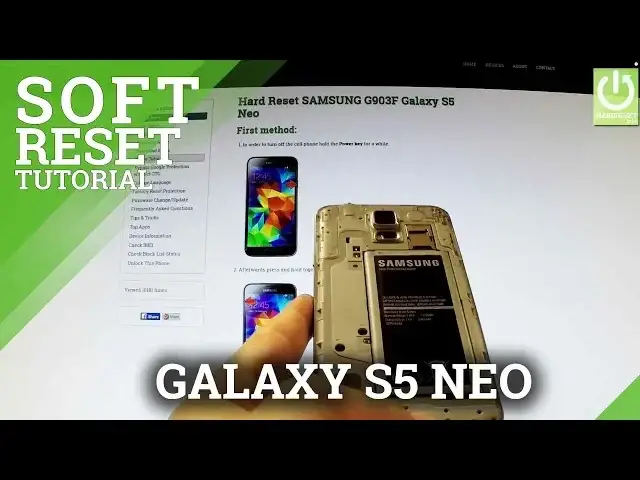 'Video thumbnail for How to Remove the Battery in SAMSUNG G903F Galaxy S5 Neo - Soft Reset Operation'