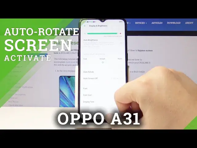 'Video thumbnail for How to Turn On Rotate Screen in OPPO A31 – Auto-Rotation'
