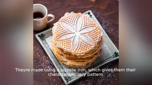 Video thumbnail for pizzelle recipe