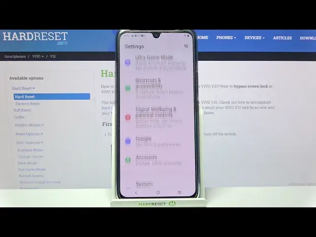Video thumbnail for How to Set High Contrast Text in VIVO V21 – Change Contrast Text