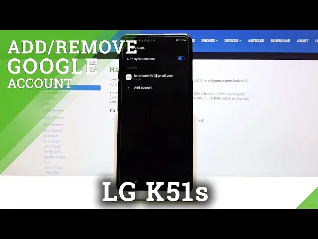 Video thumbnail for How to Add/Remove Google Account in LG K51s – Manage Google Account