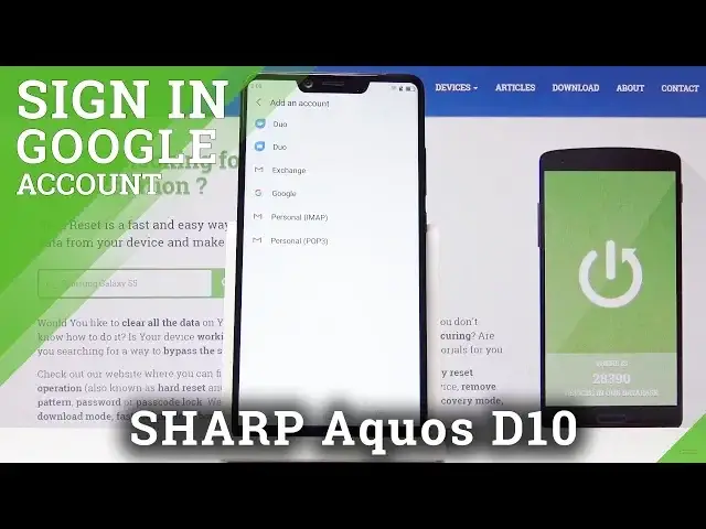 Video thumbnail for How to Add or Delete Google Account on SHARP Aquos D10 - Google User Accounts
