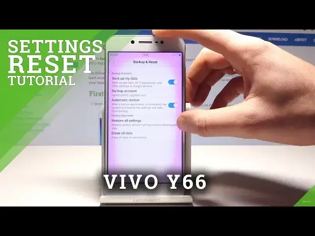 'Video thumbnail for How to Reset Settings in VIVO Y66 - Restore Default Settings'