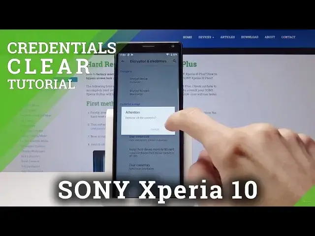 Video thumbnail for How to Clear Credentials on SONY Xperia 10 - Remove All Licenses