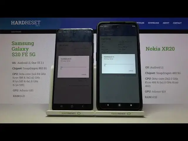 Video thumbnail for Samsung Galaxy S20 FE 5G vs Nokia XR20 - Geekbench 5 GPU | Vulkan